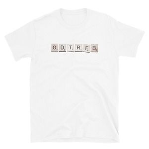 Grateful Dead Going Down The Road Feeling Bad Letter Tile GDTRFB T-Shirt White